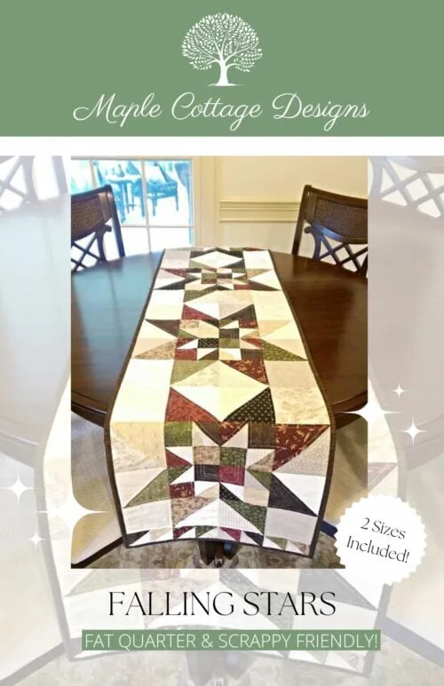 Falling Stars Table Runner Pattern - Image 3