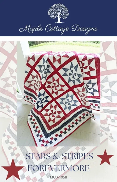 Stars & Stripes Forevermore Quilt Pattern cover