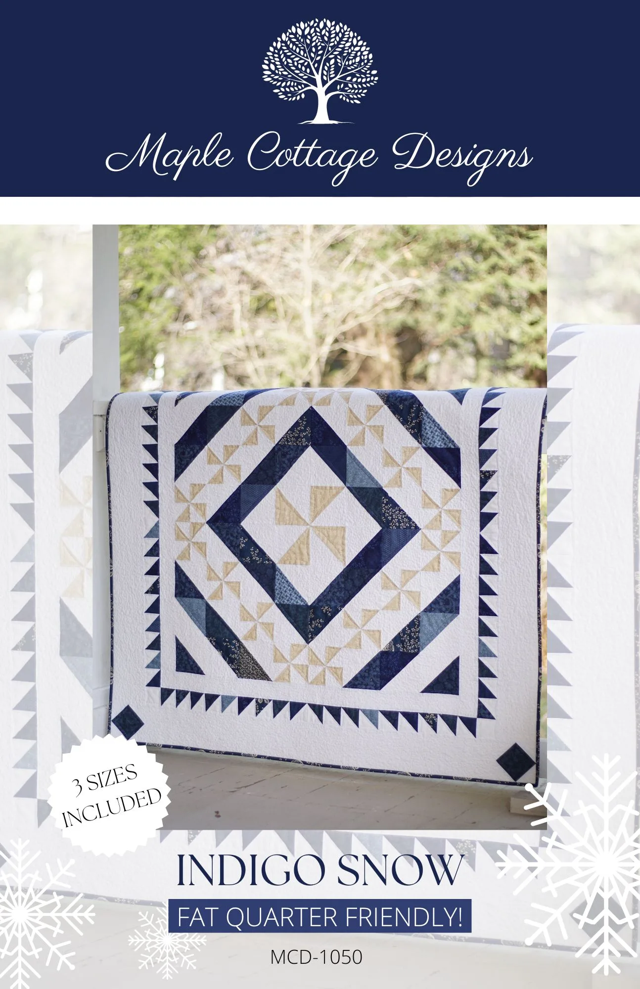 Indigo Snow Quilt Pattern - Image 5