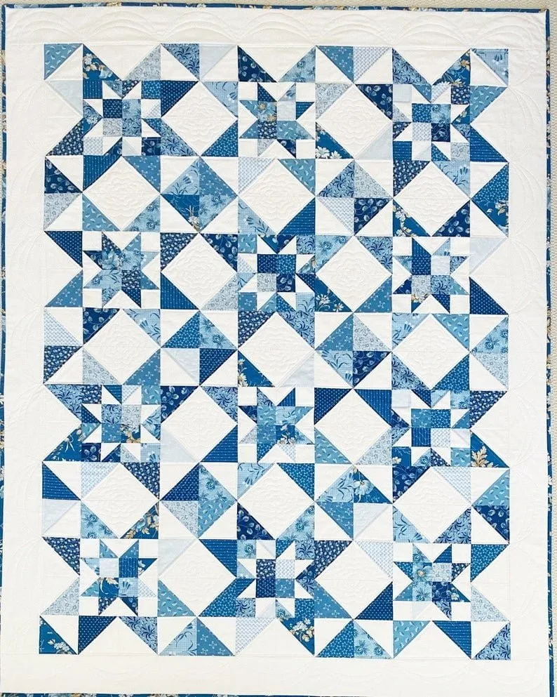 Festival of Stars Quilt Pattern • Maple Cottage Designs