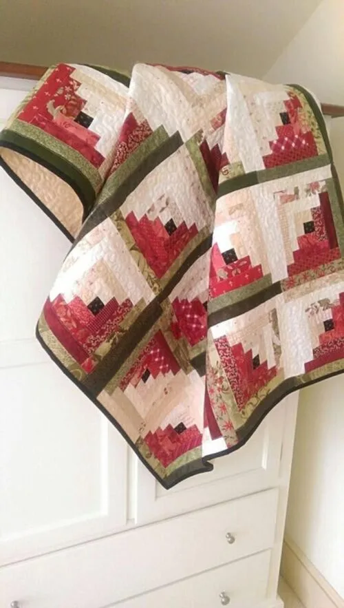 Log Cabin Delight Quilt Pattern