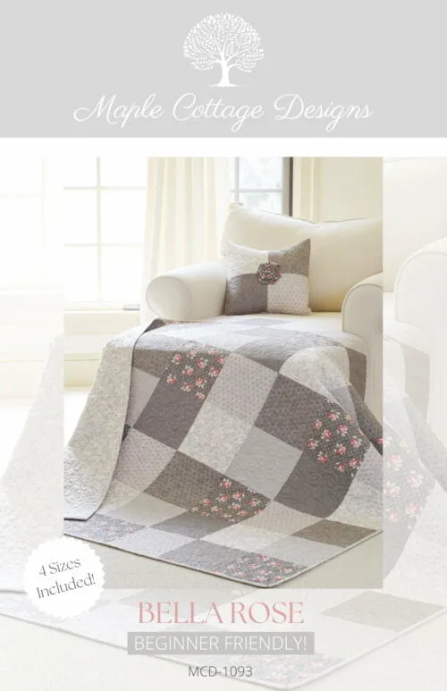 Bella Rose Quilt Pattern & Pillow Pattern - Image 5