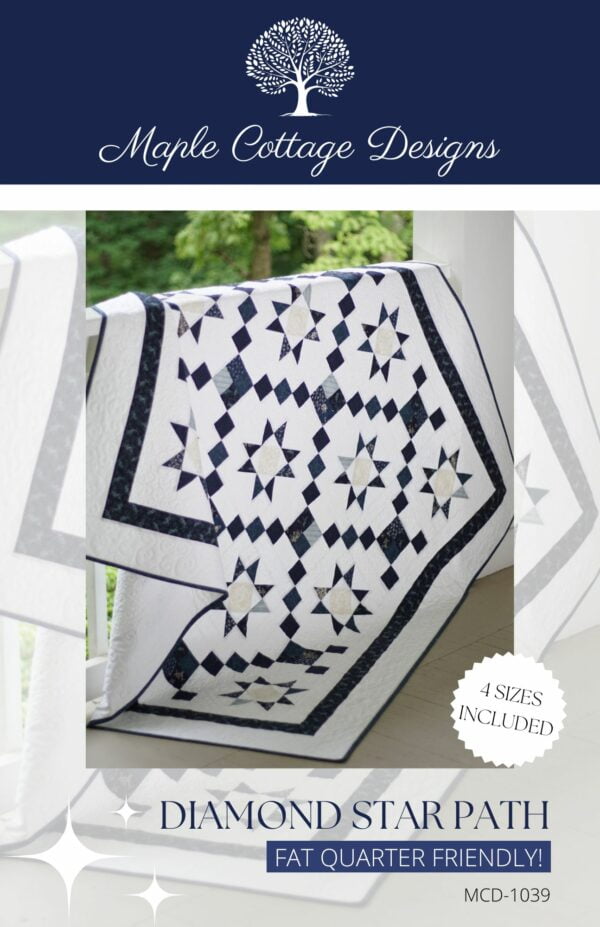 Diamond Star Path Quilt Pattern