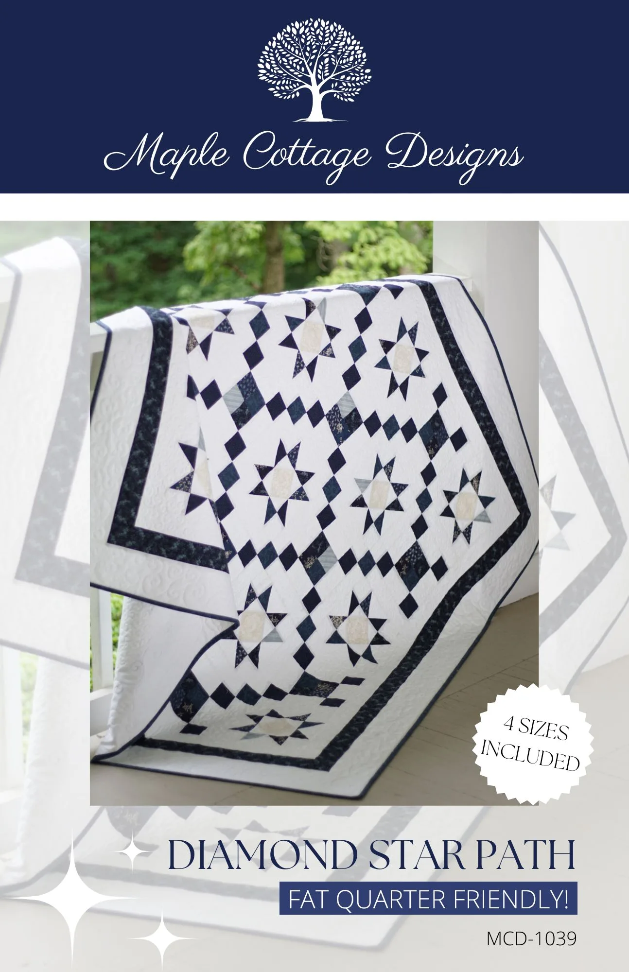 Diamond Star Path Quilt Pattern - Image 5