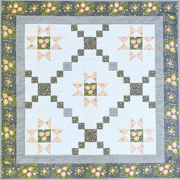 Star Gazer Delight Quilt Pattern & Mouse Pattern • Maple Cottage Designs