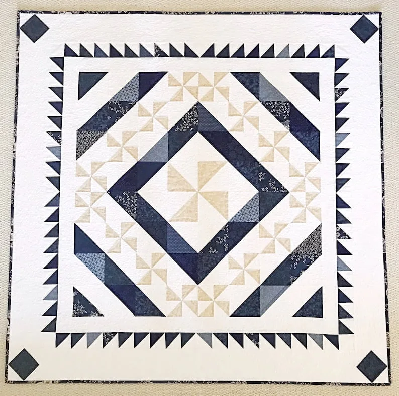 Indigo Snow Quilt Pattern - Image 4