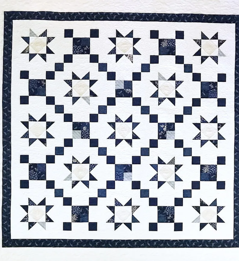 Diamond Star Path Quilt Pattern - Image 4