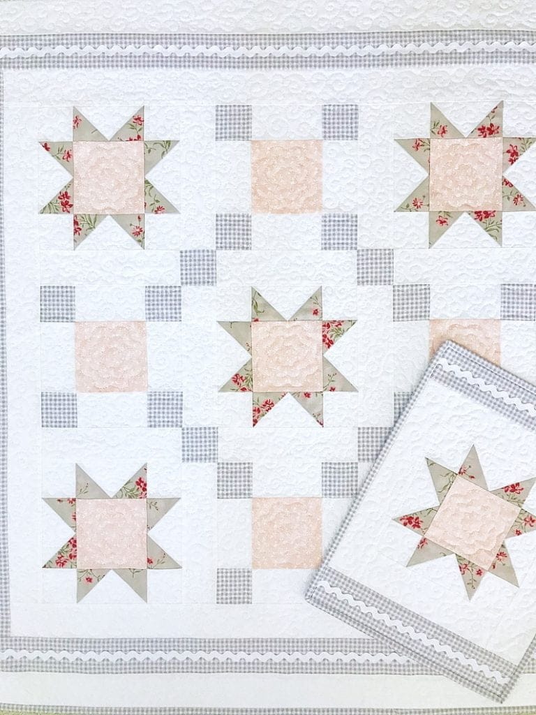 Hopscotch Dreams Quilt Pattern & Lovey Pattern • Maple Cottage Designs