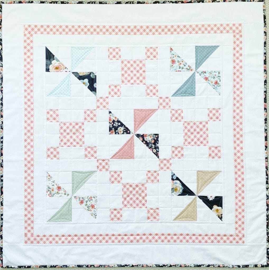 Pinwheel Picnic Quilt Pattern • Maple Cottage Designs