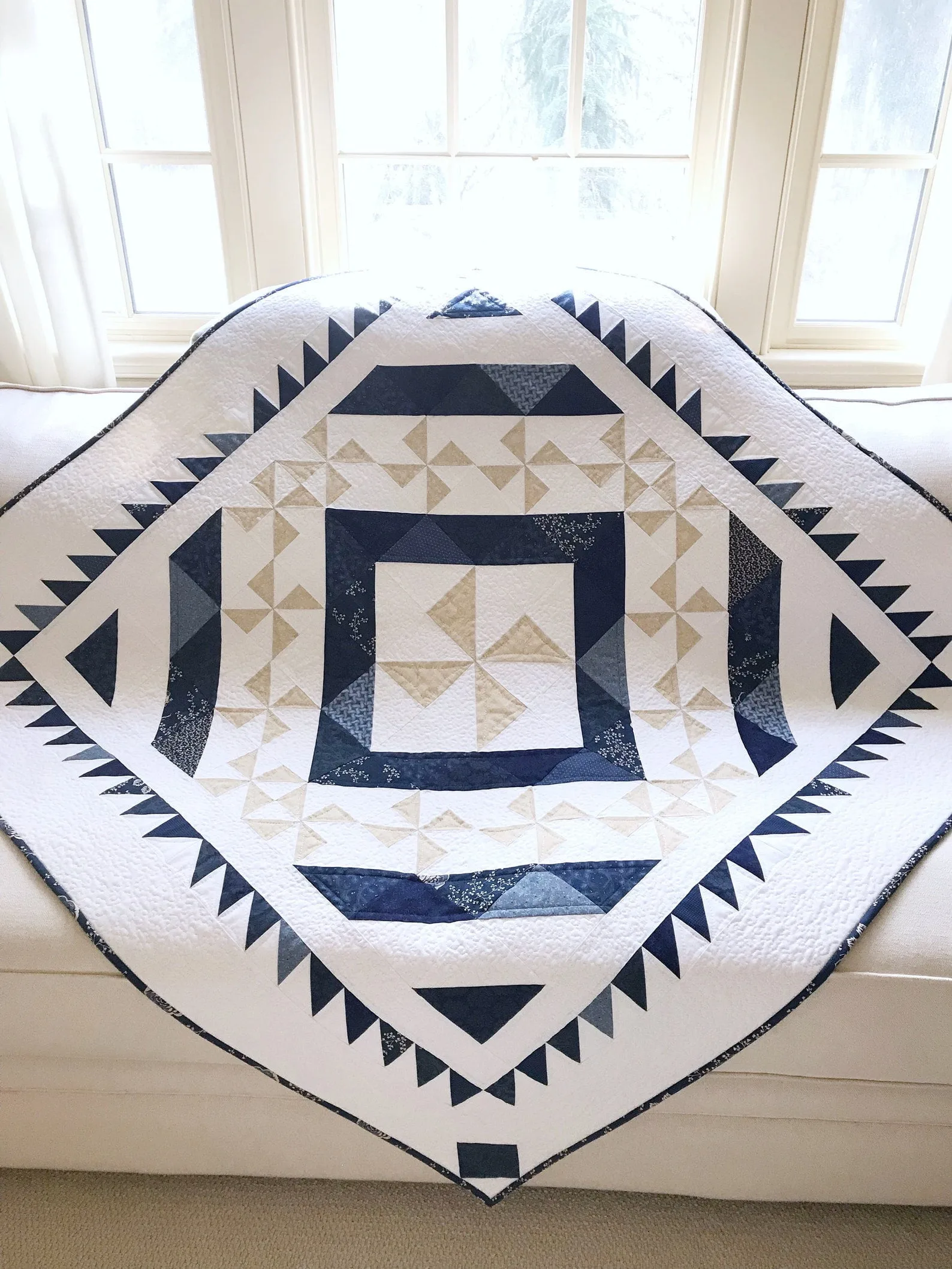 Indigo Snow Quilt Pattern - Image 2