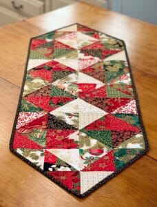 Holiday Diamonds Table Runner Pattern • Maple Cottage Designs