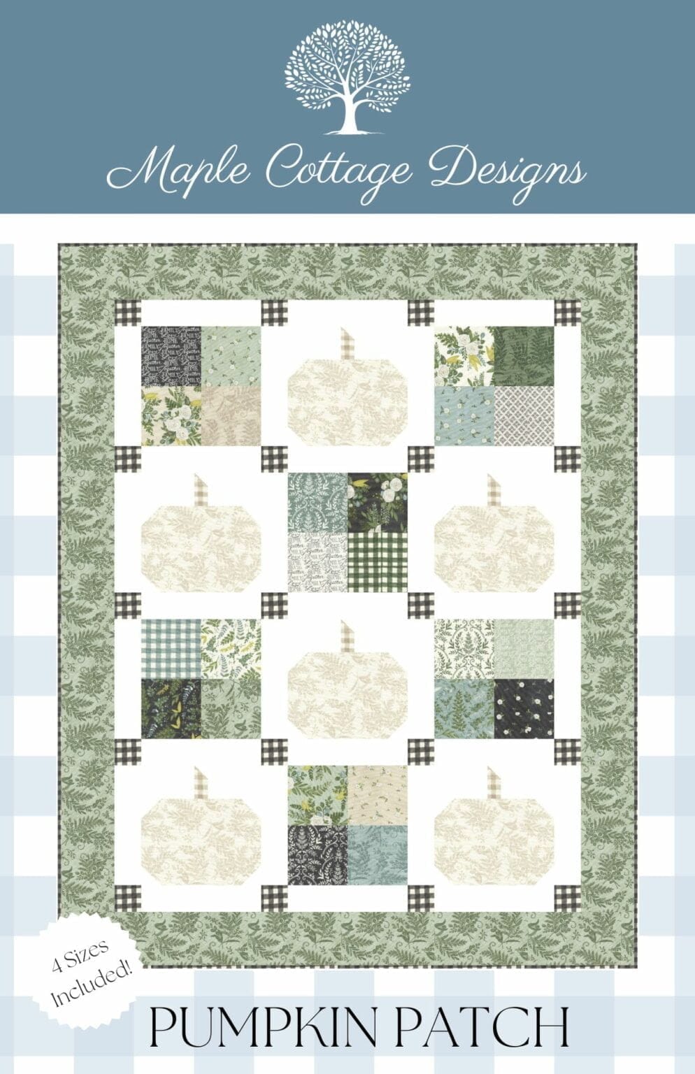 Pumpkin Patch Quilt Pattern • Maple Cottage Designs