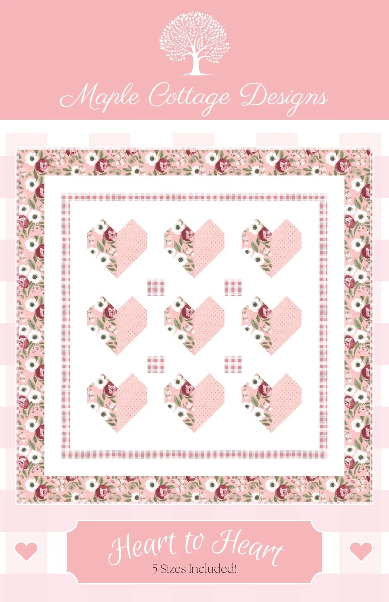 Heart To Heart quilt pattern cover