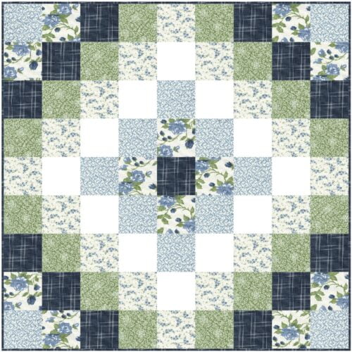 Oasis quilt pattern in baby size