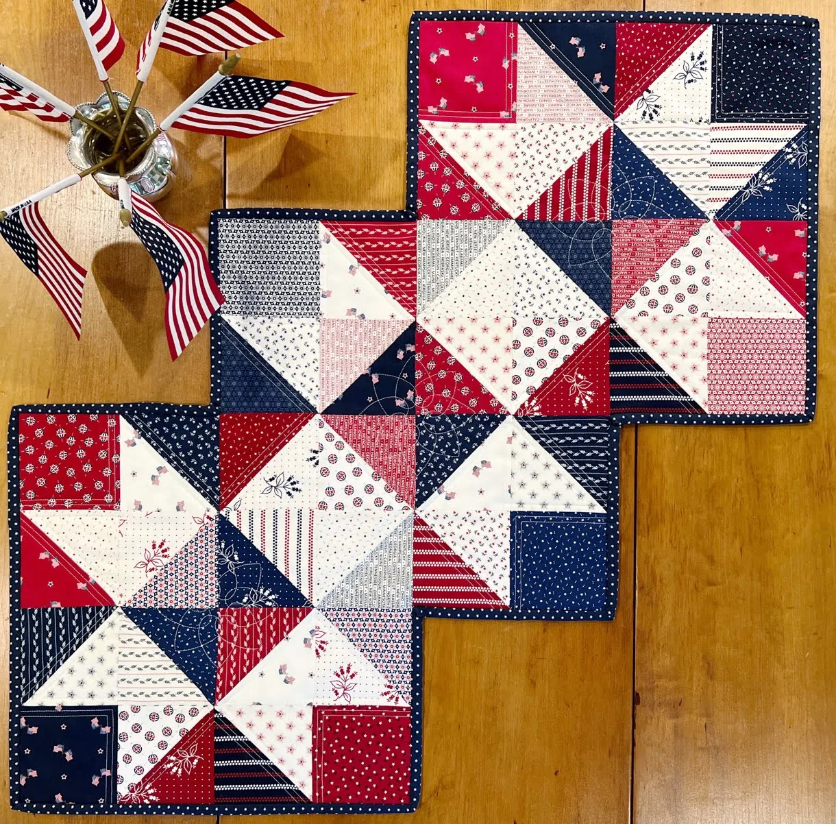 Patriotic Stars Table Runner Pattern