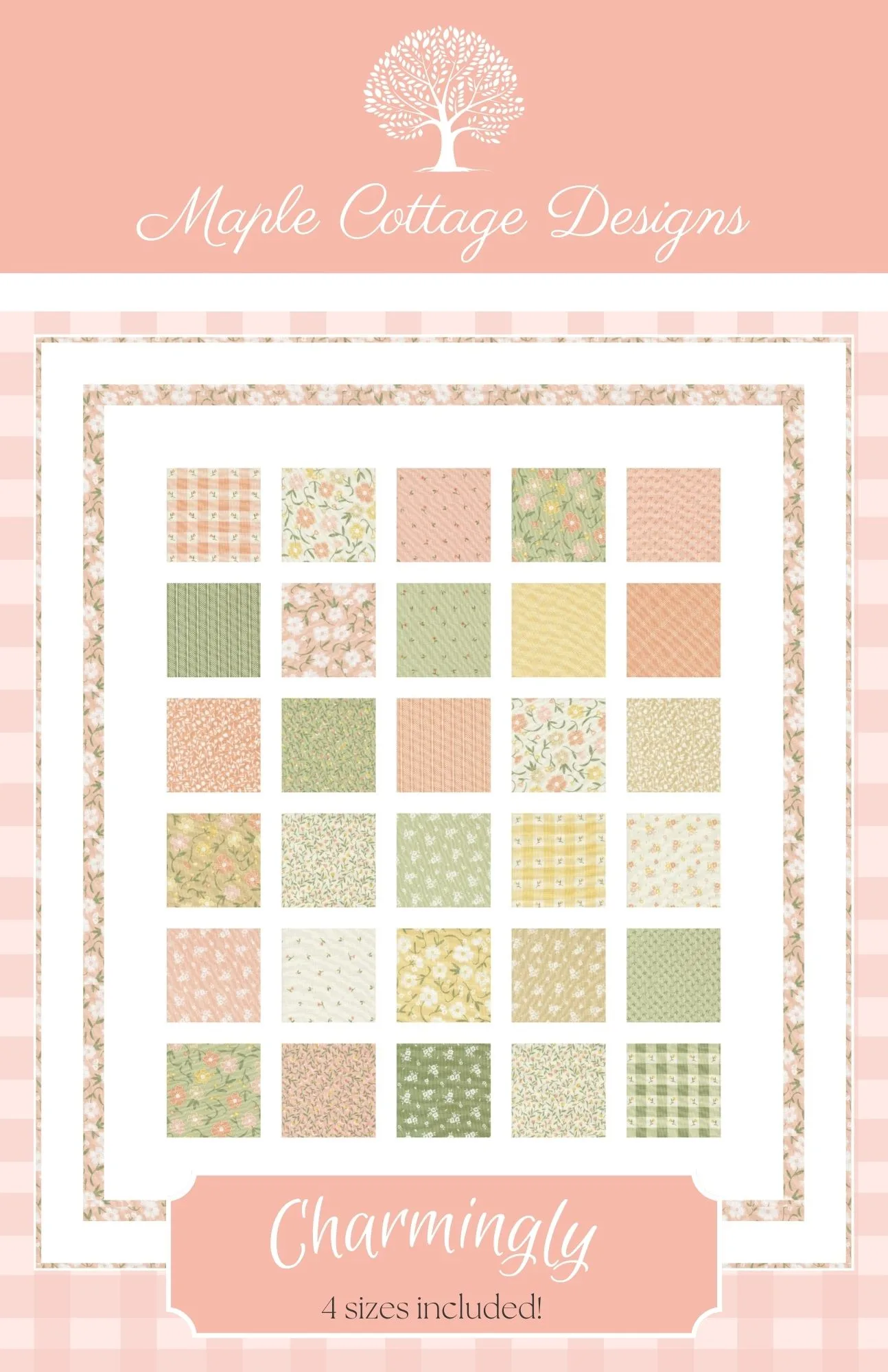 Charmingly quilt pattern cover