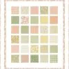 Charmingly quilt pattern shown in baby size Flower Girl fabric