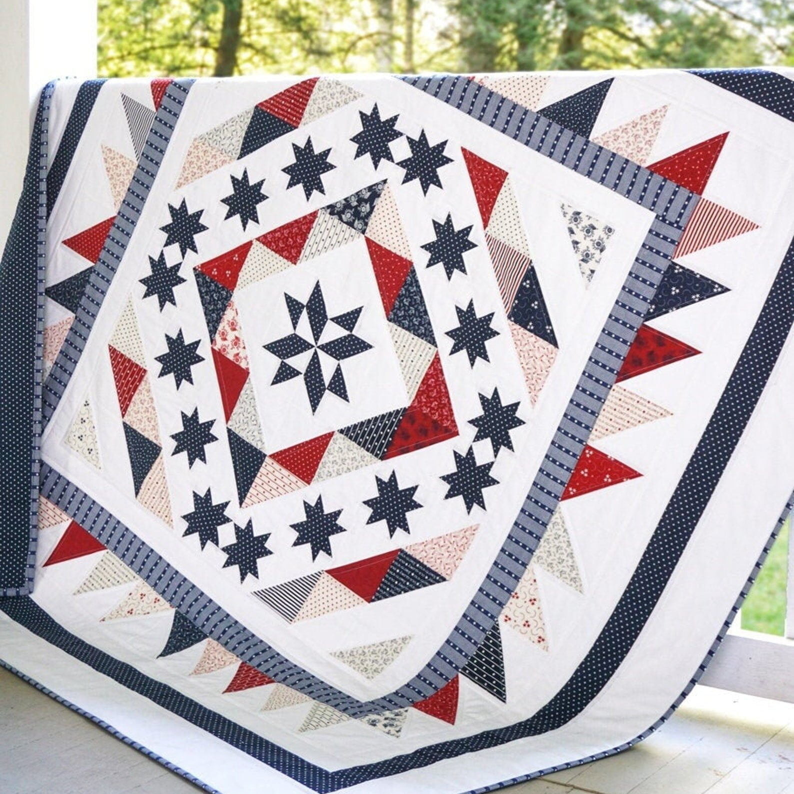 Stars & Stripes Celebration quilt pattern