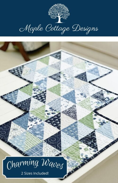 Charming Waves Table Runner Pattern cover