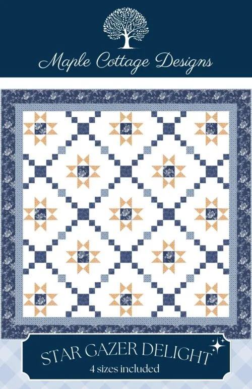 Star Gazer Delight quilt pattern cover