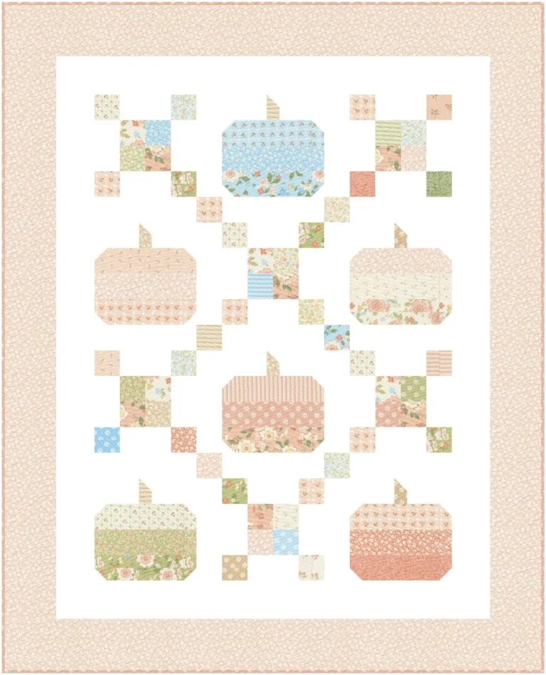 Fairytale Pumpkins Quilt pattern - Throw Size