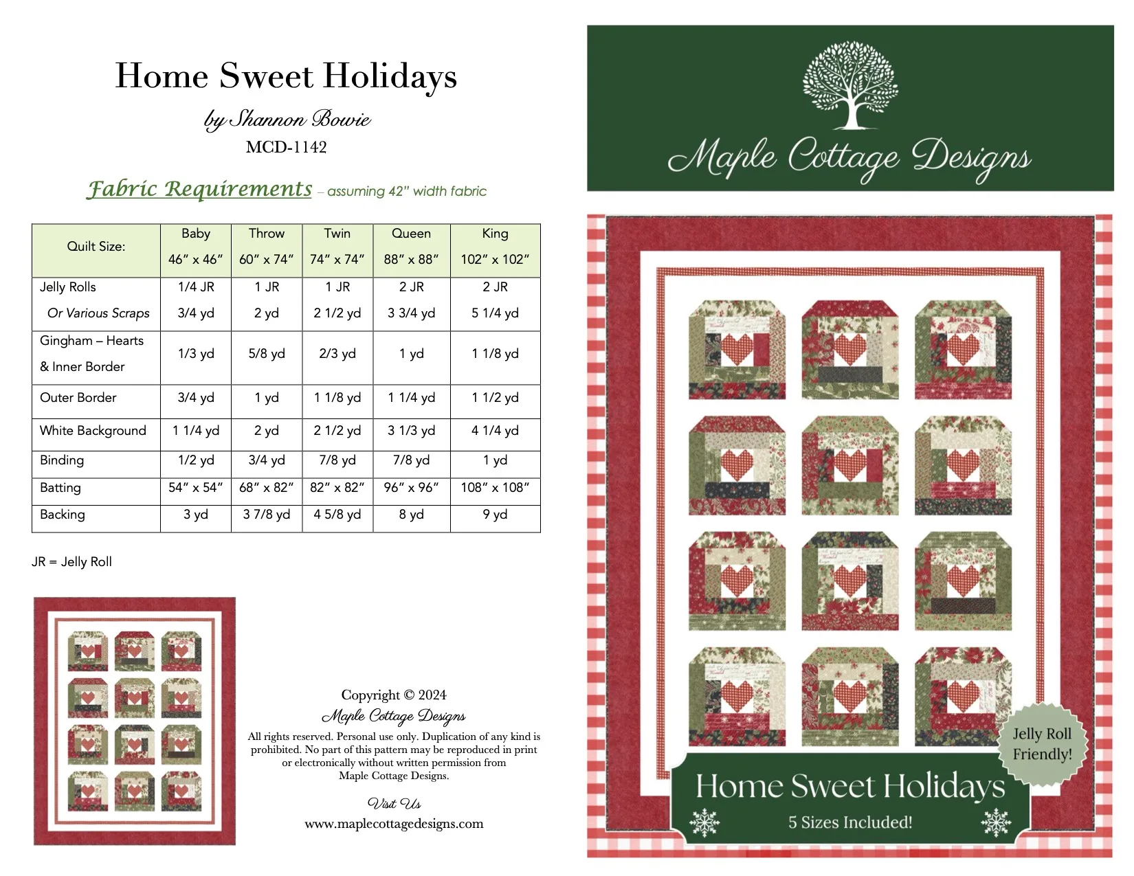Home Sweet Holidays Quilt Pattern - Image 6