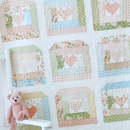 Home Sweet Home quilt pattern for baby quilts