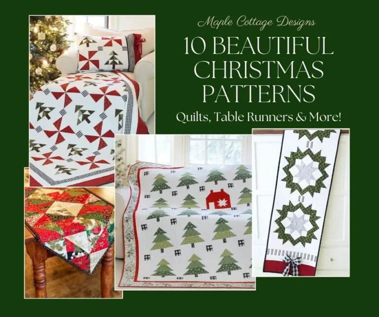 10 Beautiful Christmas Quilt Patterns for a Cozy Winter