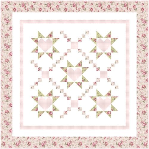 baby quilting kit for Loving Wishes quilt