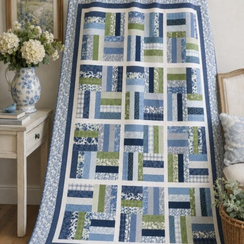 Neighborly jelly roll quilt pattern