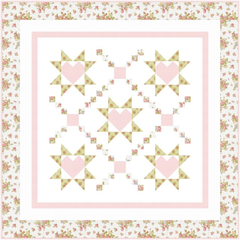 baby quilt kit for girl