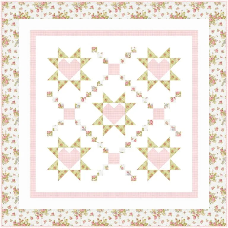 baby quilt kit for girl