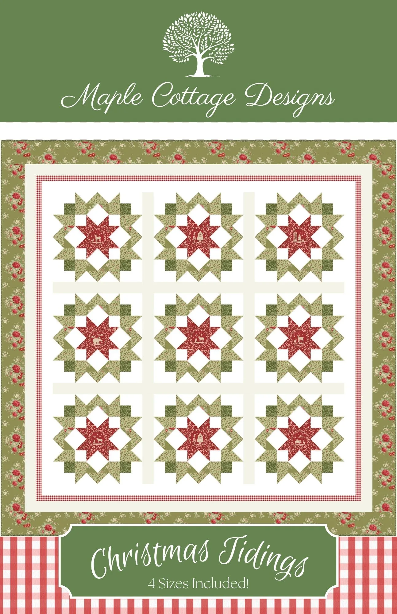 Christmas Tidings quilt pattern cover