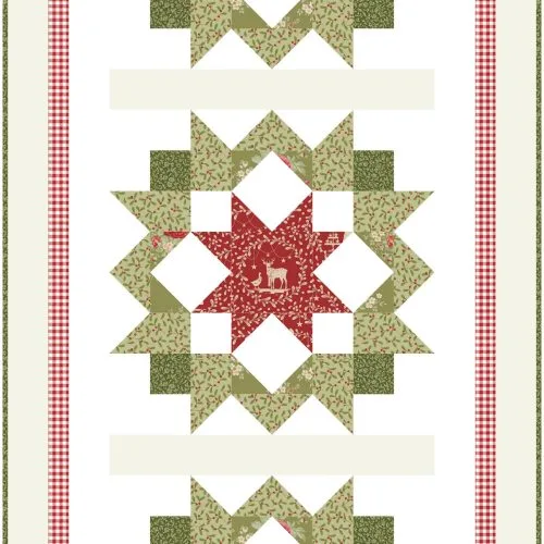 Christmas table runner quilt pattern