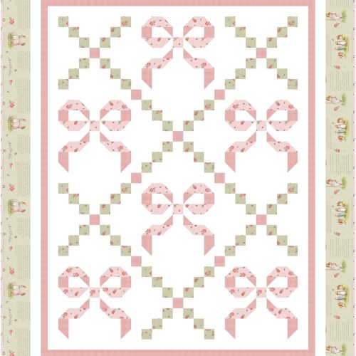 Buttons and Bows small throw size