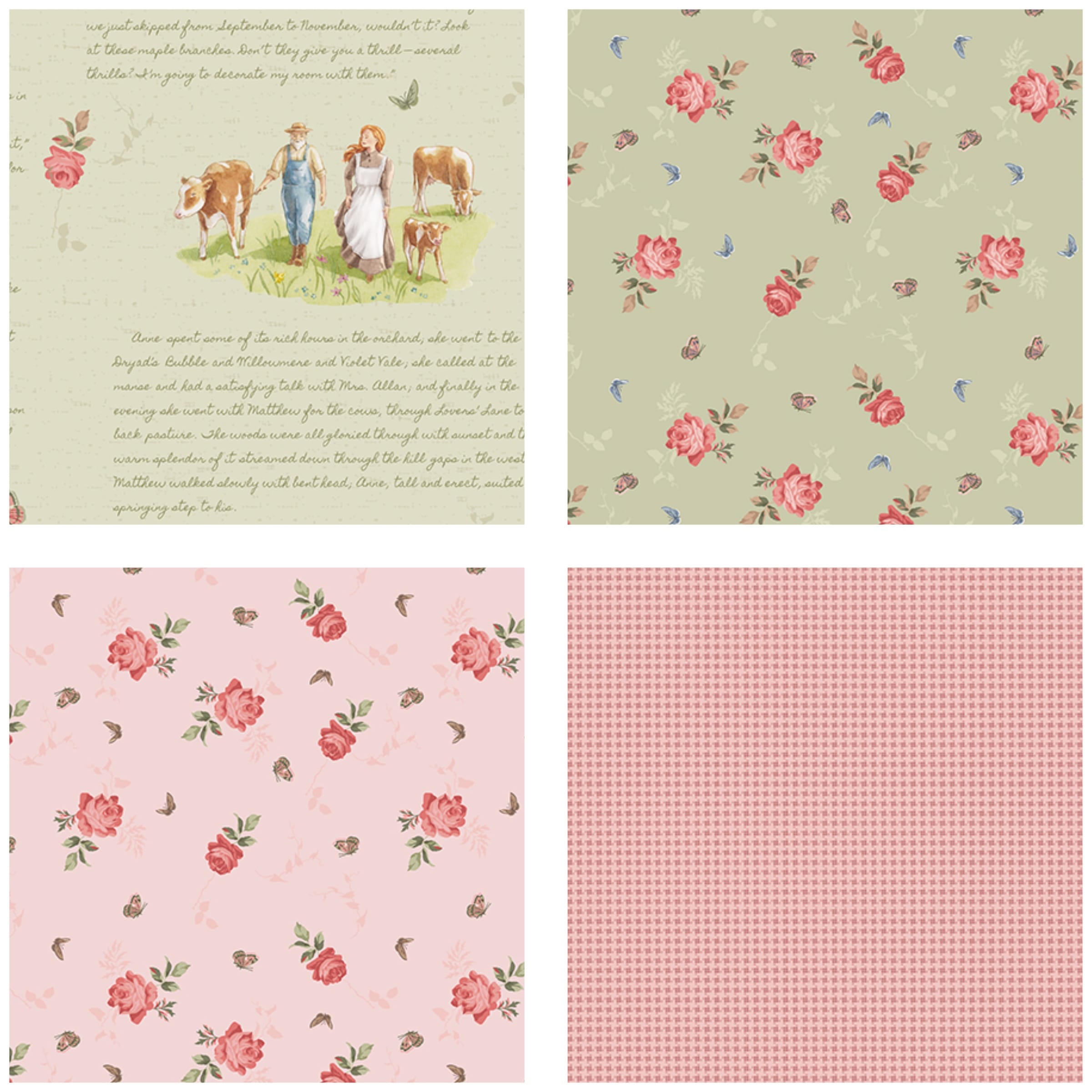 Anne of Green Gables fabric collection