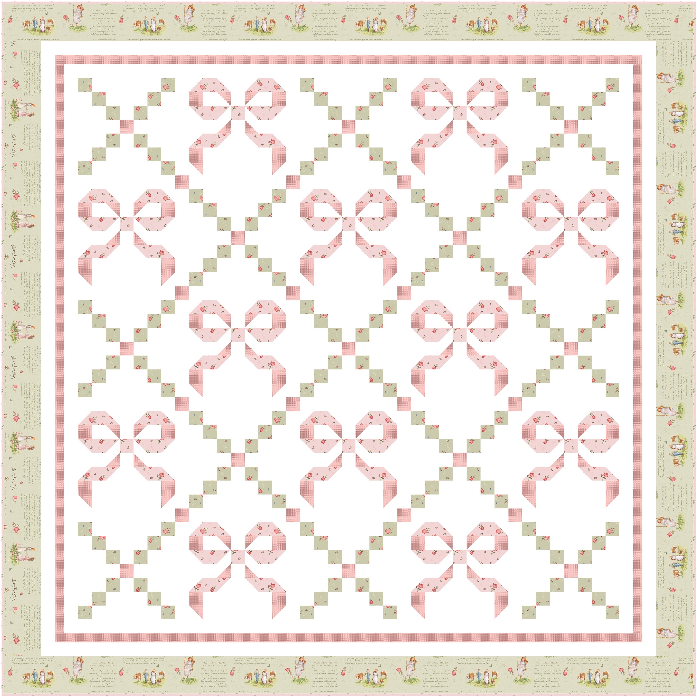 Quilt Kit - Buttons and Bows featuring Anne of Green Gables - Image 3