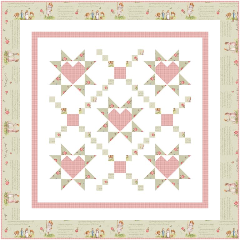 Loving Wishes quilt kit in Anne of Green Gables
