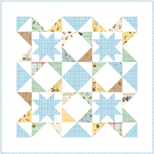 baby quilt kit for Starlight Fields quilt
