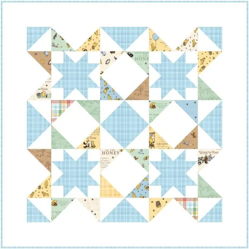 baby quilt kit for Starlight Fields quilt