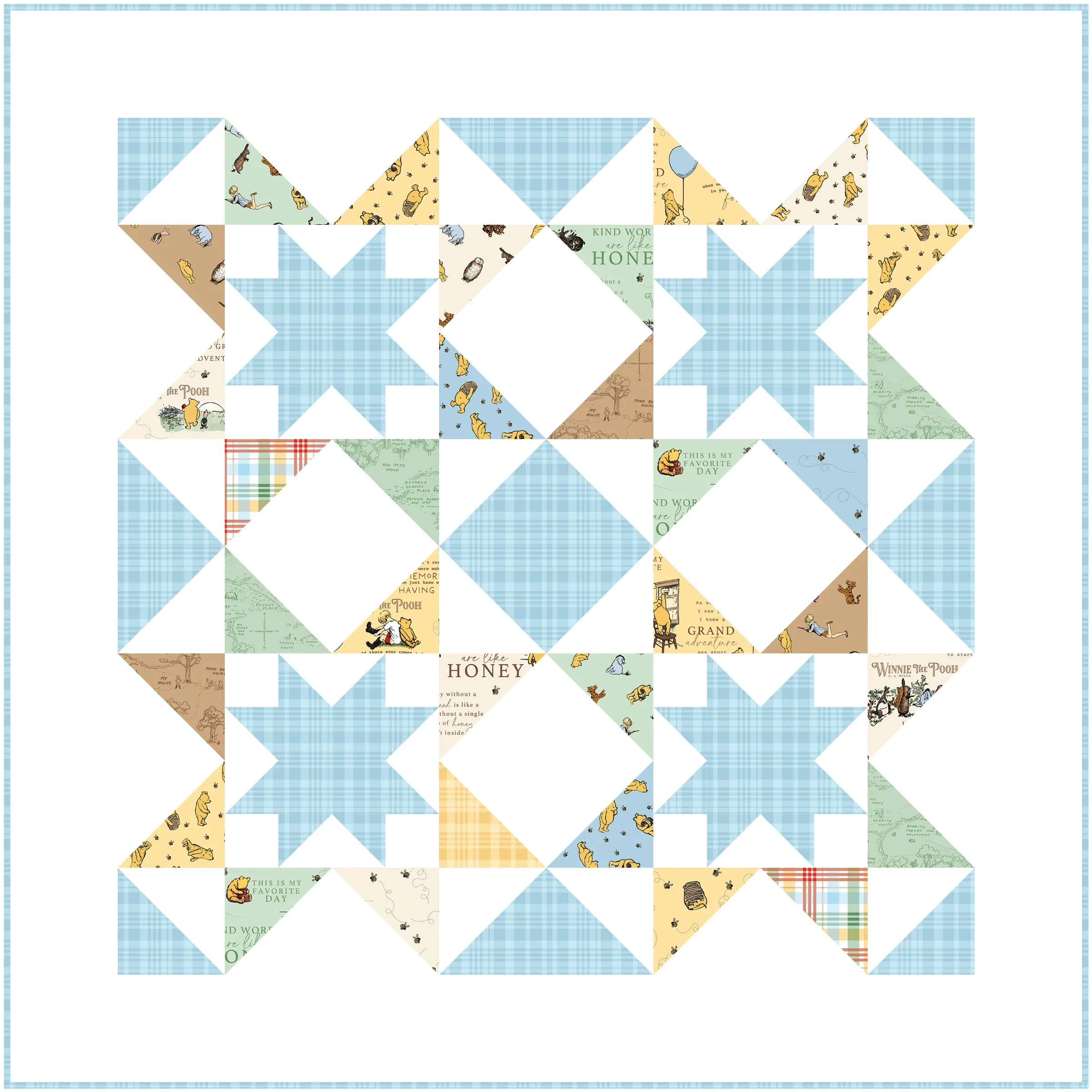 baby quilt kit for Starlight Fields quilt