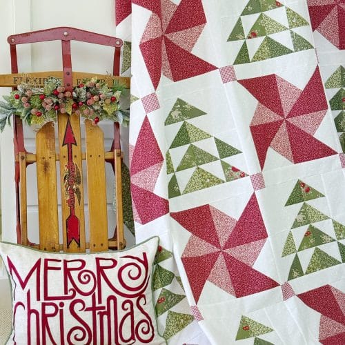 Christmas Quilt Pattern Peppermint and Pine