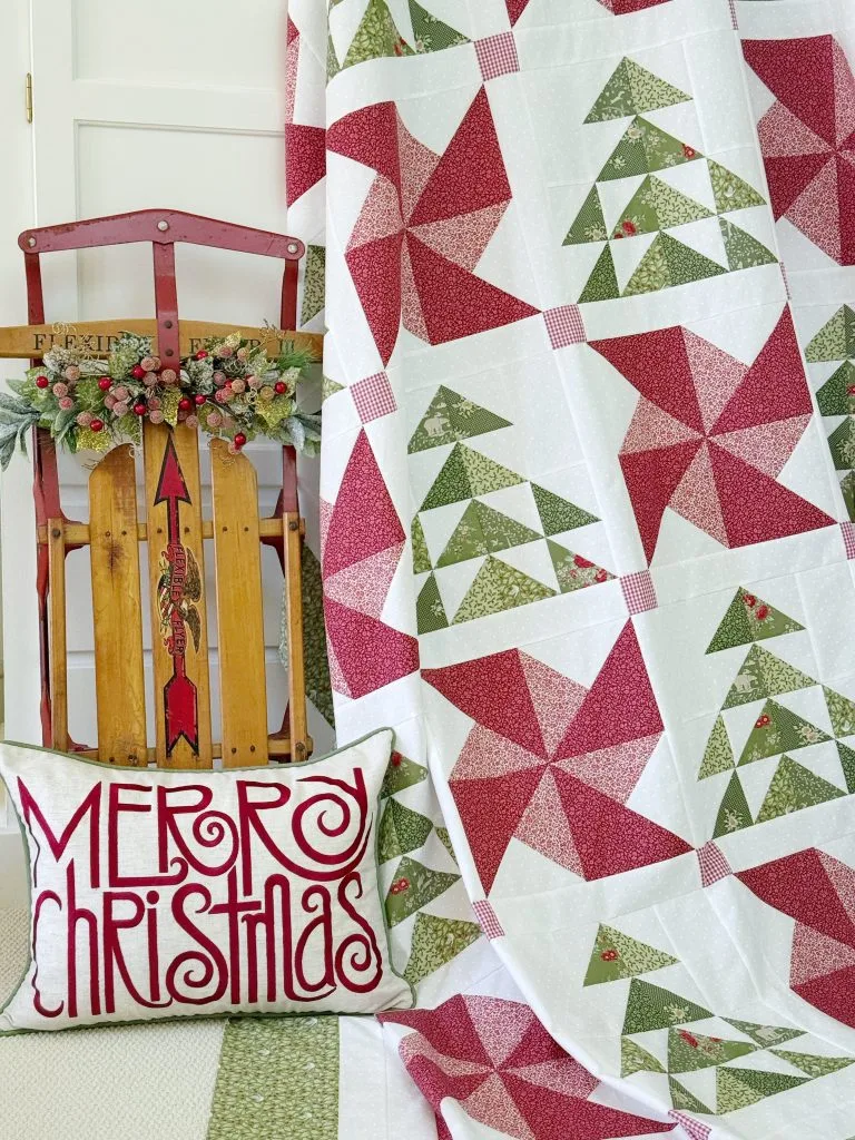 Christmas Quilt Pattern Peppermint and Pine