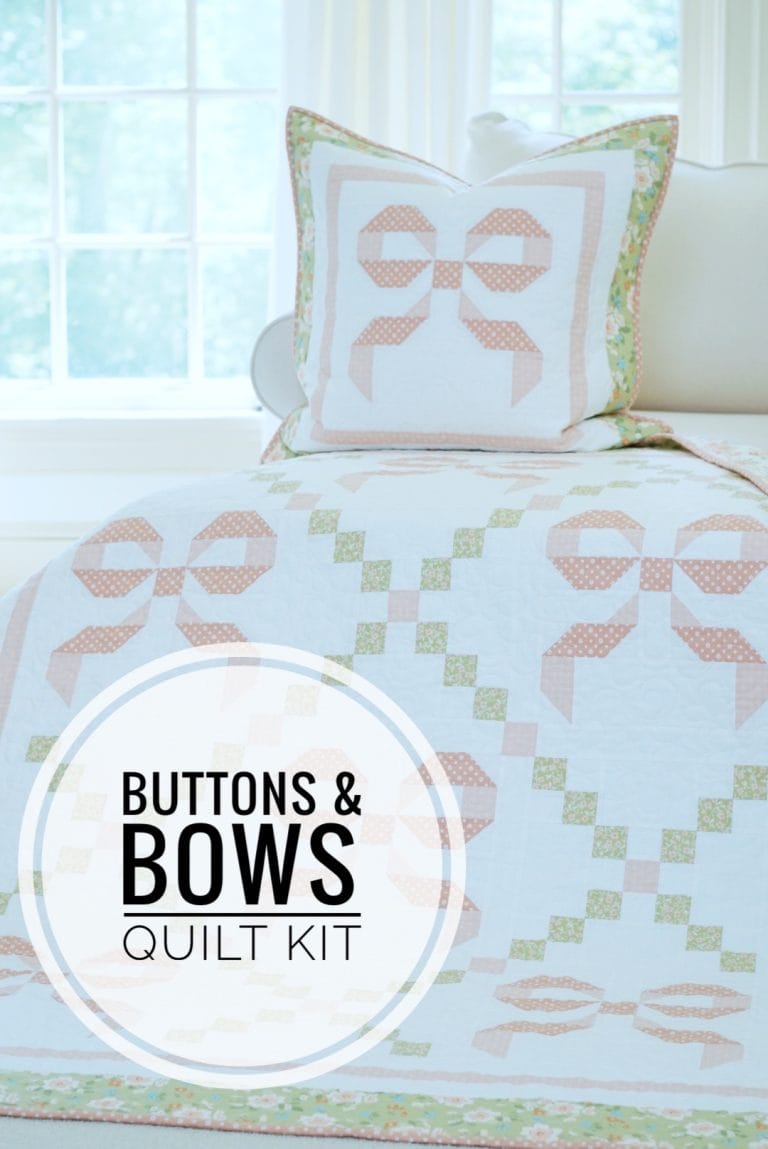 quilt kit for Buttons and Bows quilt
