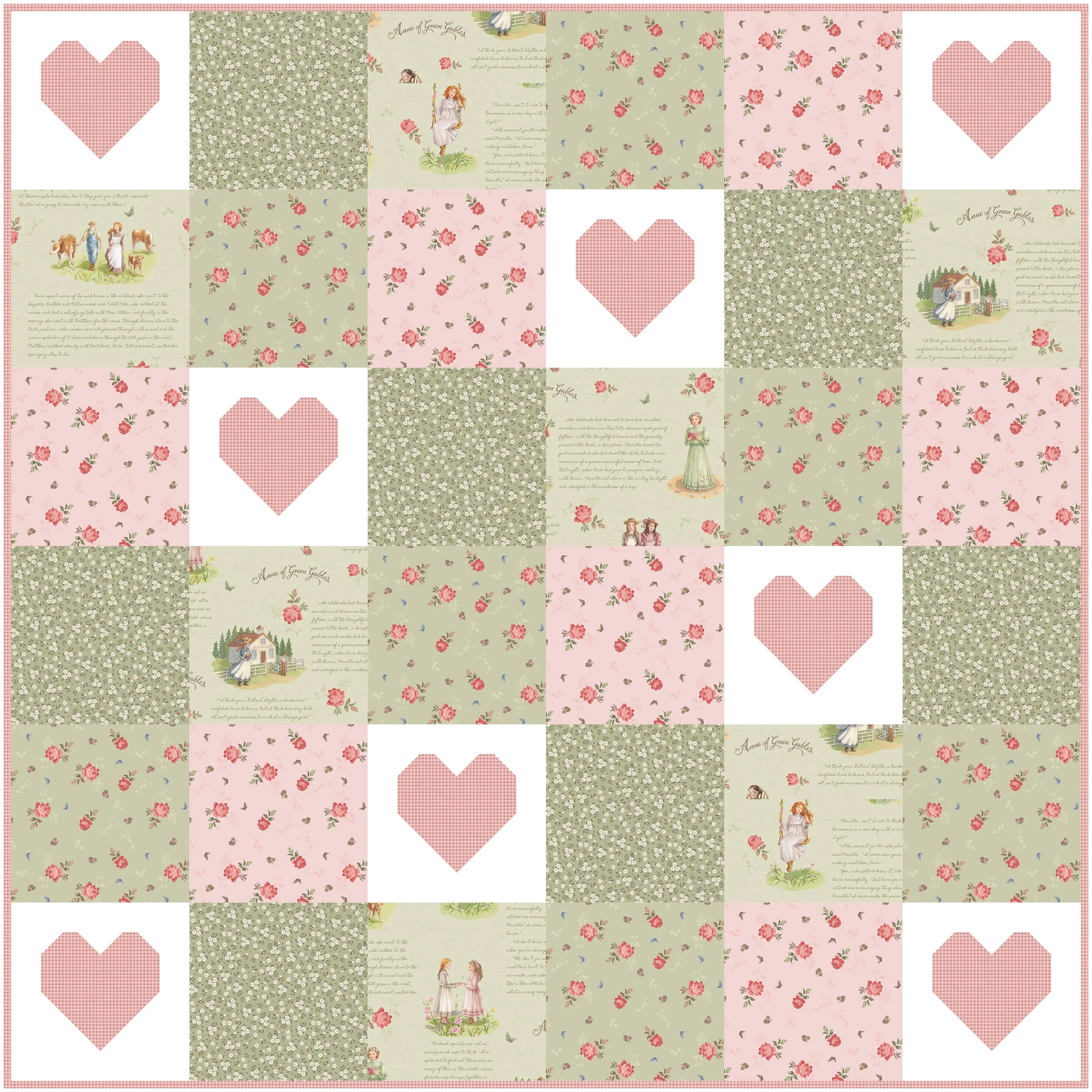 baby size in the Patchwork of Love quilt pattern