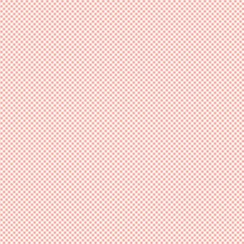 Bee Ginghams Kassidy Coral fabric