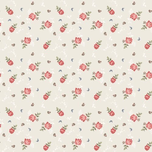 Anne of Green Gables fabric Cream Roses