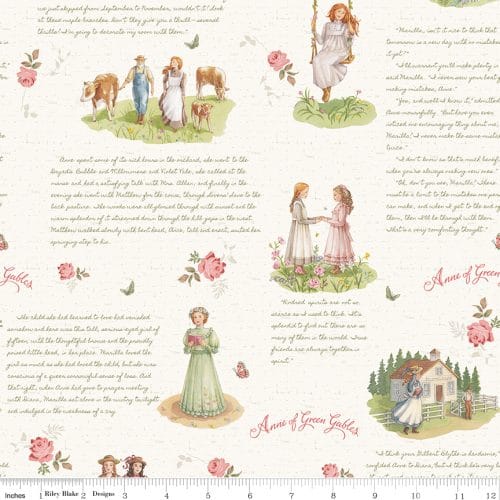 Anne of Green Gables fabric main Cream