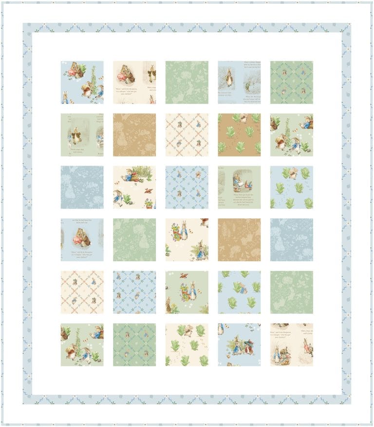 baby quilt kit Charmingly