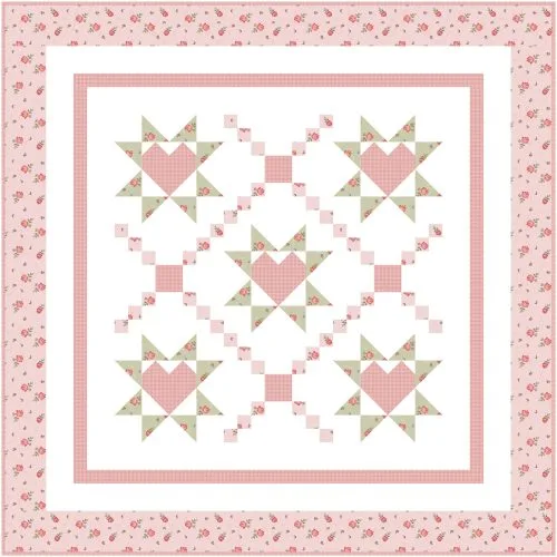 baby quilt kit for Loving Wishes